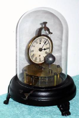 C.1878, E. N. Welch Mfg. Co., "Briggs Rotary", 30-hour novelty timepiece. — Antique Clocks Price Guide