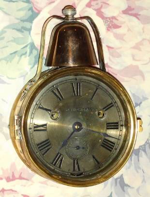 C.1913, Seth Thomas Clock Co., "Yacht Clock", ship's bell wall clock. — Antique Clocks Price Guide