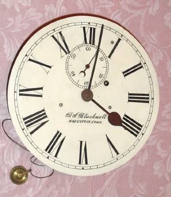 C.1970, Movement, dial, hands and bracket, for a D. J. Blackwell office regulator; see lot 10 for complete clock. — Antique Clocks Price Guide