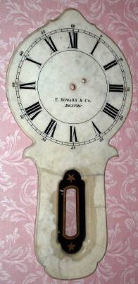 C.1890, E. Howard DIAL ONLY, for a Model 28 Marble Dial clock. — Antique Clocks Price Guide