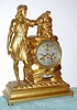C.1825, Austrian, S. Syre Hambro, Grand Sonnerie, calendar clock with blinking eyes, 30 hour, depicting David and Goliath. 