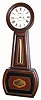 C.1890, E. Howard and Co., Boston, "No. 1 Banjo" , eight day wall clock in a fruitwood case with rosewood graining, complete with original factory label. 