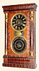 C.1895, New Haven Clock Co for "National Calendar Clock Co.", COLUMN CALENDAR, in outstanding original condition.