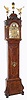 C.1770, Dutch, T. Samuel Aubin, Rotterdam, 3-train musical tall clock with Dutch striking, movement now with a later pin-drum in a different plane. 