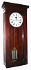 C.1925, E. Howard and Co., Boston, Electric Master Clock, now less program switch, clock relay and bell relay [filled holes in rear]. With original EHCCo schematic for New Central School, So. Berwick, Maine, and with Blackwell made 3-jar pendulum with invar rod. 