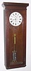 C.1925, E. Howard and Co., Boston, Master Clock, weight driven, with electric contacts removed. 
