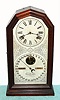 C.1880, Ithaca Calendar Clock Co., "No. 11 Octagon", 8-day time/strike calendar clock.