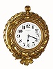 C.1910, Swiss for Edward F. Caldwell, New York, fancy auto or coach clock with rear hanger, 8-day, jeweled lever movement, stem wind and set. 