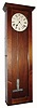 C.1920, ETRCo, Self Winding Movement and Pendulum, now in a utilitarian walnut case, made by Mr. Blackwell. 