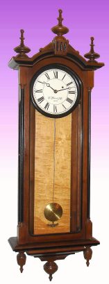 C.1975 [dated] E. Howard and Co., Boston, Regulator No. 59-8, in walnut, eight day weight driven, serial No. 4 assembled Dec 1975. — Antique Clocks Price Guide