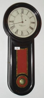 C.1890, E. Howard and Co., Regulator No. 11 keyhole model, 8-day weight driven timepiece. — Antique Clocks Price Guide