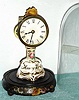 C.1860, Connecticut Candle Stick clock, unsigned, with 30 hour pendulette movement, would have been made by Union Labor Company, Southington, Conn. 