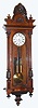 C.1875, Austrian, 2-Wt, "Vienna Regulator", in a walnut case with original top. 