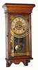 C.1919, Sessions Clock Co., HOME No. 1, miniature "Store Regulator", 8-day time, strike and alarm, in oak.