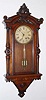 C.1880, F. Kroeber Clock Co., New York, NY: Regulator No. 30 in walnut with 8-day time only movement. 