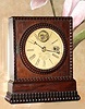C.1850, J.C. Brown, Bristol CT. US, miniature ripple cottage clock with its original 30-hr marine movement. 