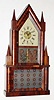 C.1848, Birge and Fuller, Detached Fusee, steeple on steeple, mahogany case with wooden fusees. 