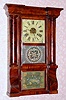 C.1850, Forestville Manufacturing Co., Bristol, Conn, uncommon 3/4 size, column and cornice, 30 hour 2-wt, time and gong strike. 