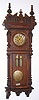 C.1870, German, Gustav Becker, 2-Wt, Vienna Regulator,  in a nice double door case, with old top, matched etched pattern on brass components, and with straight rod strike. 