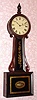 C.1850, George D. Hatch, N. Attleboro, Mass, Banjo clock with 8-day time, weight movement.. 