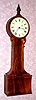 C.1975, case by Sheldon Hoch, NY, in the style of Curtis and Dunning, and a C.1850 period movement and weight +moon hands. 