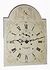 C.1888, Movement, Dial, Hands, Weights, gong, pulleys, pendulum, for E Howard tall case No. 81, or for any Victorian application requiring a 13" x 16.5" painted arched dial.