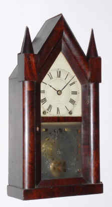 C.1848, Brewster and Ingrahams, 8-day Steeple, with brass springs, 8-day gong striking. — Antique Clocks Price Guide