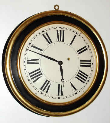 C.1850, Brewster and Ingrahams, Dial Clock, 8-day time and strike with Kirk's patent iron back-plate movement, spring. — Antique Clocks Price Guide