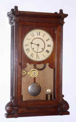 C.1896, Seth Thomas Clock Co., "Lincoln", 8-day weight time and gong strike shelf clock. — Antique Clocks Price Guide
