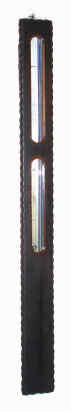 C.1860, John Merrick and Co, Worcester, Mass, TIMBY No. 5 patent Stick Barometer [Mercury], in a ripple edge rosewood veneered case, and with silvered brass scale thermometer intact. — Antique Clocks Price Guide