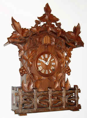 C.1870, A. Frankfeld and Co., Philadelphia, shelf cuckoo, 8-day, spring driven, Waterbury movement case with restoration — Antique Clocks Price Guide