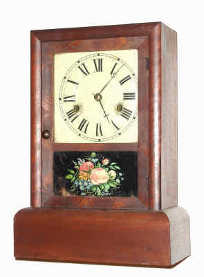 C.1870, Seth Thomas, Mahogany COTTAGE, clock, 30 hour time and gong strike, spring mov't. — Antique Clocks Price Guide