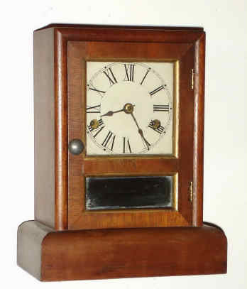 C.1890, Seth Thomas, Mini Cottage, mahogany case, flat top, 30 hour time and bell strike, restored. — Antique Clocks Price Guide