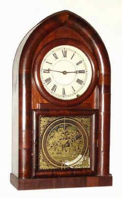 C.1870, Ansonia Clock Co., 8-day time/strike beehive mantel clock. — Antique Clocks Price Guide