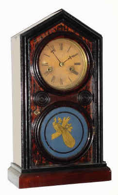 C.1880, E. Ingraham and Co., "Doric", 30-hour time/strike mantel clock. — Antique Clocks Price Guide