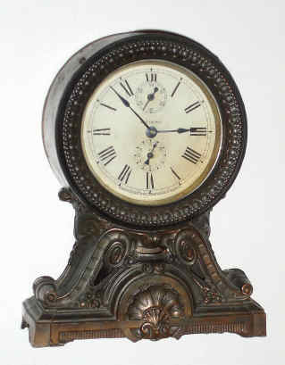 C.1915, Seth Thomas Clock Co., "Long Alarm", 30-hour time/alarm timepiece. — Antique Clocks Price Guide