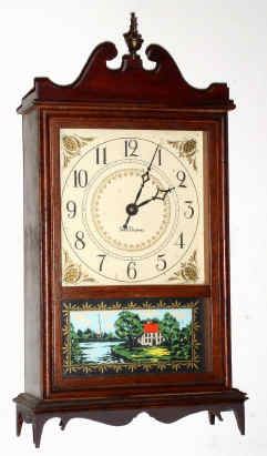 C.1963 Seth Thomas Clock Co, Division of General Time Corp. "Tradition", mini pillar and scroll mantel clock. — Antique Clocks Price Guide