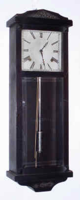 C.1929, William L. Gilbert Clock Co., "Hollywood", 8-day time/strike wall clock. — Antique Clocks Price Guide