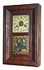 C.1865, E. N. Welch, Forestville, Conn, Mini OOG, 30 hour time and gong strike with alarm.