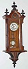 C.1880, German, Mini "R-A" Spring Vienna, in a transitional style walnut case, 8-day.