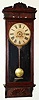 C.1910, William L. Gilbert Clock Co., Winsted, Conn, "Defender", 8-day time/strike wall clock.