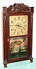 C.1832, Eli Terry, Jr, Terrysville, Conn., 30-hour time/strike wood movement shelf clock, long case, short movement (original).