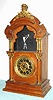 C.1905 New Haven Clock Co., rare automaton "Skeleton" novelty clock, 8-day time and strike.