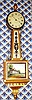 C.1925, E. Howard and Co., "No. 95 Banjo", gold front presentation, with Mt. Vernon tablets and cameo of George Washington in the throat glass, and with signed Howard movement.