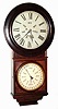 C.1878, Welch, Spring and Co., ROUND HEAD REGULATOR No. 4, double dial perpetual calendar, 8-day timepiece in a rosewood case.