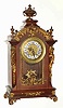 C.1878, German, Lenzkirch, Bracket clock, in walnut case with many pieces of bronze trim, 8-day, gong strike, serial No. 646874, retailed by Hofuhrmacher, Kaufingerstrasse 18 [Munich?]