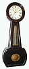 C.1842, Howard and Davis, Boston, No. 1 Banjo, a grained fruitwood case with meter pendulum and seconds bit, this model with external F/S adjust at top of case.