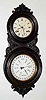 C.1870, L. F. and W. W. CARTER, Bristol, in conjunction with E. Burwell, Lewis Calendar No. 6, with uncommon spring version of the movement used in both the Lewis calendar No. 8 and the Welch No. 2 Regulator (see Welch book, page 72).