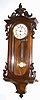C.1880, German, Serpentine "R-A" timepiece, probably by Lorenz Bob, a neighbor to Lenzkirch (see similarity to Lenzkirch style 309, with serial No. 201744