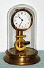 C.1910, Warren Clock Co., Ashland, Mass, battery clock, often called MYSTERY TIMEPIECE, since the magnetic impulse concept was so new at the time, pat by Henry Warren in 1909.
